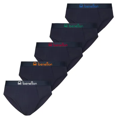 Produktbild von Benetton 5er Pack Herren Slips, hautfreundlich und angenehm