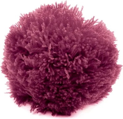 2 Bommeln / Wollbommeln / Pompons, 10cm violett