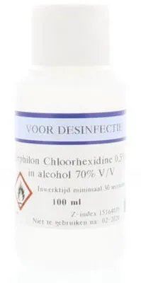 Productafbeelding van Orphi Chloorhexidine 0,5% In Alcohol 70% V/V (100 ml)