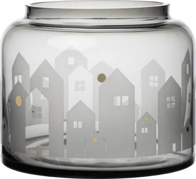 Produktbild von Räder Wintervase Häuser D.19cm, H.15,5cm