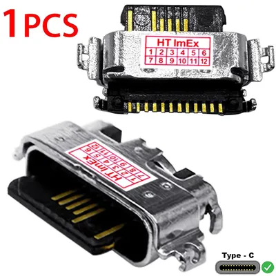 Produktbild von USB-C DC Jack Ladebuchse Strombuchse für Alcatel 5 5086