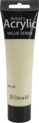 Obrázok produktu pre Akrylová farba 100ml Titanium Buff - 206