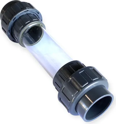Produktbild von Acryl-Schauglas 63 mm mit Verschraubung, temperaturbeständig 0°C bis +60°C