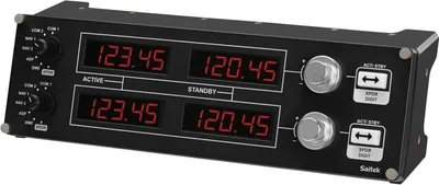 Image de Logitech Flight Radio Panel - Tableau de bord de simulateur de vol - filaire - pour PC