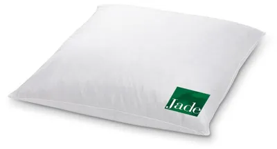 Produktbild von HANSKRUCHEN Jade Federkissen 80x80 cm Allergiker Kopfkissen waschbar Kissen Federn 85% Schlafkissen weiss -  Germany