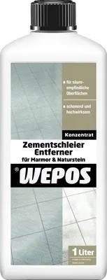 Produktbild von Naturstein und Marmor Zementschleierentferner Wepos 1 L