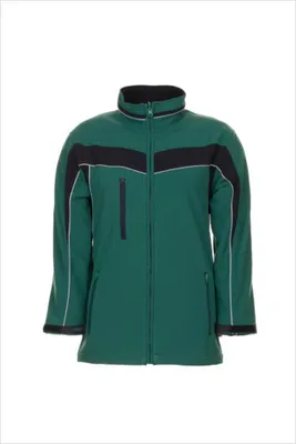 Produktbild von Planam Softshelljacke Plaline Gr. S grün/schwarz