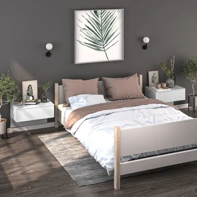 Zdjęcie produktu dla VidaXL 810948, Biały, Drewno, 50 kg, 600 mm, 400 mm, 400 mm
