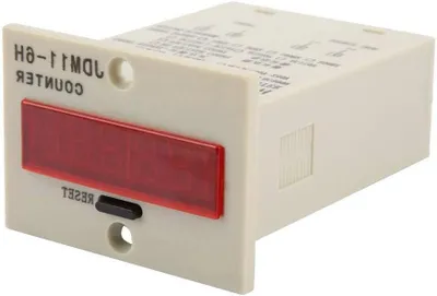 Productafbeelding van Digitale Teller - LED Teller JDM11-6H - Industriële Tellingen - Automatische Gegevensopslag - 0-999999 - Grijs