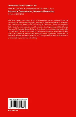 Produktbild von Advances in Communication, Devices and Networking