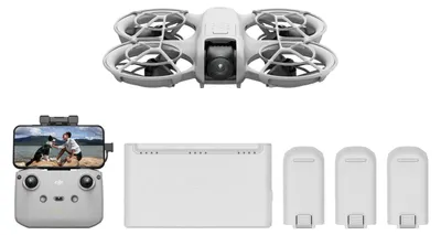 Produktbild von DJI Neo Fly More Combo, Minidrohne mit 4K UHD-Kamera für Erwachsene