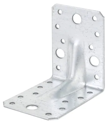 Produktbild von Alberts Schwerlast-Winkelverbinder mit Sicke | sendzimirverzinkt | 90 x 90 x 65 mm | 25er Set