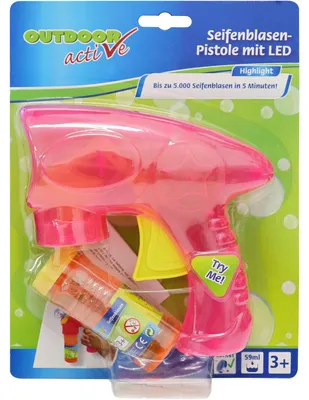 Immagine prodotto di Pistola per bolle di sapone OA LED, 59ml