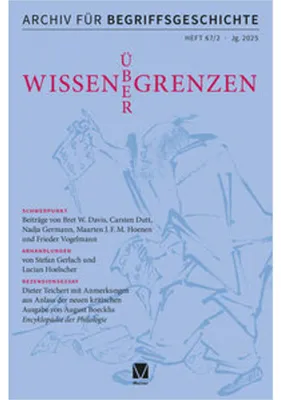Zdjęcie produktu dla Archiv für Begriffsgeschichte. Band 67,2