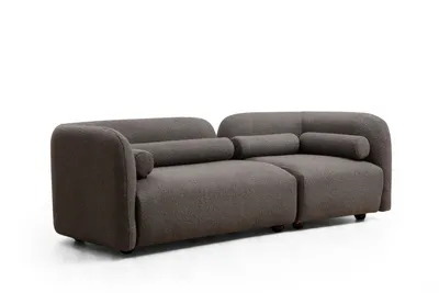 Produktbild von Hanah Home, Victoria- FTN2040, Grau, Schlafsofas, Rahmen: Buchenholz / Spanplatte