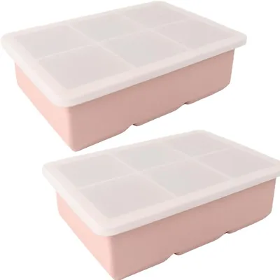 Produktbild von Eiswürfelform - Macht geformte Eiswürfel, rosa