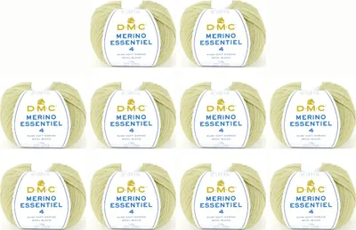 Immagine prodotto di 10 gomitoli di DMC Merino Essentiel-4 – filato Aran di alta qualità composto da 50% Lana e 50%.poliacrilico, 8149, (colore 868)