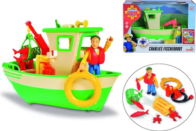 Produktbild von Sam Charlies Fischerboot mit Figur