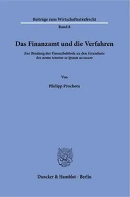 Zdjęcie produktu dla Das Finanzamt und die Verfahren