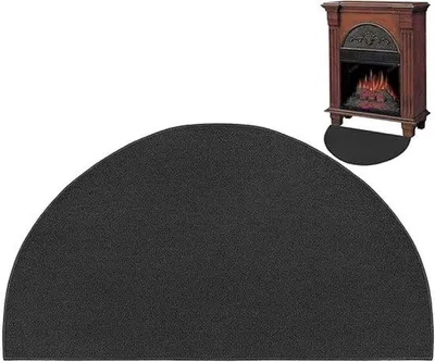 Obrázek produktu pro Žáruvzdorná rohož do krbu – 102 x 50 cm – protiskluzová – kamna na dřevo
