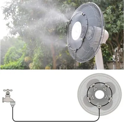 Produktbild von Lie Outdoor Misting Fan Kühler Wasserkühlung Terrasse Nebel Garten 16 Zoll