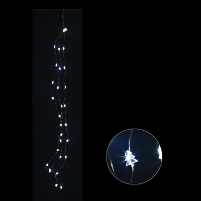 Image de Branche lumineuse 30 Led sapins