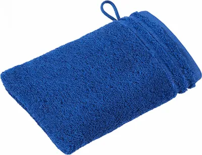 Produktbild von Vossen 114894 | Calypso Feeling Waschhandschuh / 22 x 16 cm - Farbe: Reflexblue - Größe: 22 x 16 cm