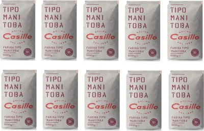 Produktbild von Manitoba-Mehl - Selezione Casillo 1kg - 10 Stück Karton