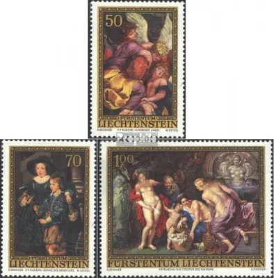Produktbild von Briefmarken Liechtenstein 1976 Mi 655-657 (kompl.Ausg.) postfrisch Rubens