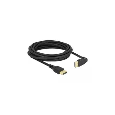 Produktbild von DeLOCK DisplayPort 1.2 Kabel Stecker gerade zu Stecker 90° oben gewinkelt 4K 60 Hz 5 m ohne Einrastfunktion, 5 m, DisplayPort, DisplayPort, Männlich, Männlich, 3840 x 2160 Pixel