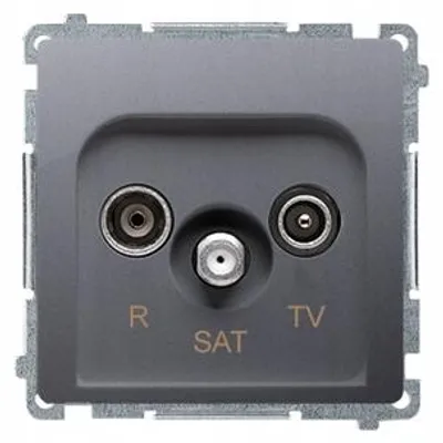 Obrázok produktu pre Kontakt-Simon BMZAR-SAT10/P.01/21, Nerezová oceľ, Plast, IP20, 75 mm, 41 mm, 75 mm