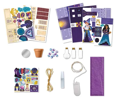 Image de Janod Magic School - Jouets créatifs Atelier de sorcellerie 3D miniature