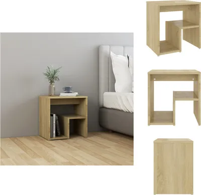 Immagine prodotto di vidaXL Comodino rovere Sonoma 40x30x40 cm materiale legno - Comodini