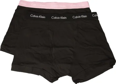 Zdjęcie produktu dla Męskie bokserki CK CALVIN KLEIN, zestaw 2 sztuk, wykonane z elastycznej bawełny, z wycięciem z przodu, nr katalogowy NP1831O, rozmiar L / obwód w pasie 36–38 cm, 95% bawełna, 5% Elasthan