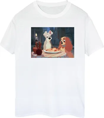 Produktbild von Disney - "Lady And The Tramp" T-Shirt für Damen BI30743 (XL) (Weiß)