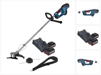 Produktbild von Bosch GFR 18V-23 Professional Akku Freischneider 18 V 230 mm Brushless + 2x Akku 4,0 Ah + Ladegerät