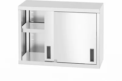 Image de HENDI Armoire murale - soudée, avec portes coulissantes, Profi Line, 1000x300x(H)600mm