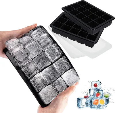 Productafbeelding van Diepvriesvorm - 19 x 12 x 4 cm - Siliconen - Vaatwasserbestendig - BPA-vrij - Stapelbaar
