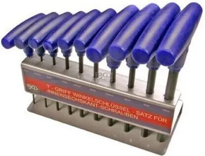 Produktbild von KRAFTMANN 791 Innen-6-kant-Stiftschlüssel-Satz, 10-tlg., 2-10 mm