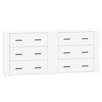 Produktbild von Sideboards 2 Stk. Weiß Holzwerkstoff