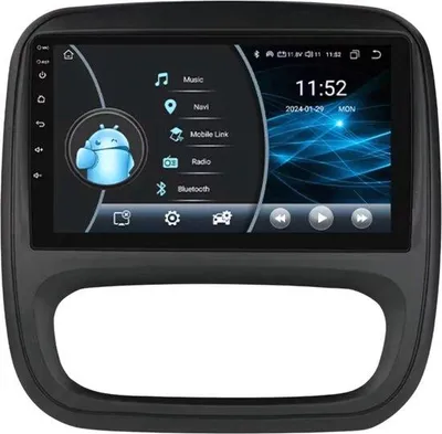 Produktbild von Autoradio mit Bluetooth und CarPlay für Renault Trafic 3 und Opel Vivaro B (2014–2021) – Kompatibel mit Apple und Android – Stereoanlage mit Navigationssystem – 2 GB RAM, 32 GB interner Speicher