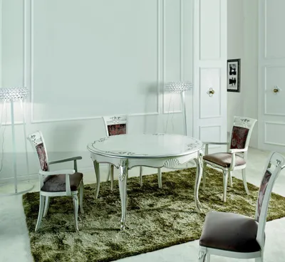 Produktbild von Italienische Möbel Esstisch Holz Luxus Tisch Design Tische Esszimmer 140x79cm