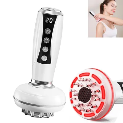Produktbild von 4-in-1 Lymphdrainage,-und Anti-Cellulite-Massagegerät mit 9 Stufen,Moxibustion,für den ganzen Körper,reduziert Cellulite und Dehnungsstreifen