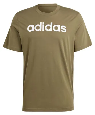 Image de Adidas - T-shirt « Essentials Linear » pour homme PP4352 (M) (marron)