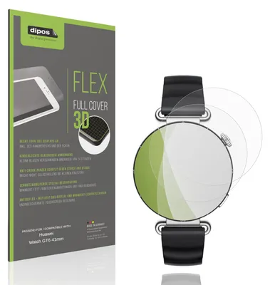 Image de 2x Full Cover mat Film pour Huawei Watch GT6 41mm Film de protection ecrán