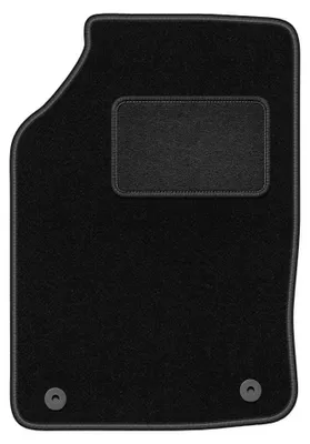 Image de Tapis conducteur en moquette pour Nissan 100NX 1990-1995 (coupé/targa) – 1 pièce, noir, sur mesure – Wielganizator LUX