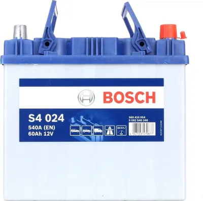 Zdjęcie produktu dla Bosch S4, 60 Ah, 12 V, 540 A, Samochód, B00, Niebieski, Biały