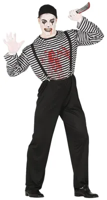 Produktbild von Pantomime Kostüm für Herren Gr. M/L, Größe:M
