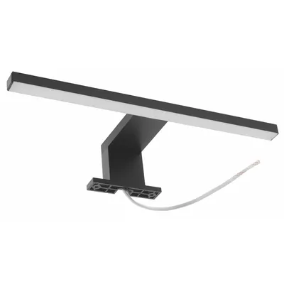 Obrázok produktu pre HAJDUK FURNITURE 40 cm LED zrkadlové svetlo do kúpeľne IP44 4000K neutrálna biela 230V nástenné svietidlo 250lm Čierny