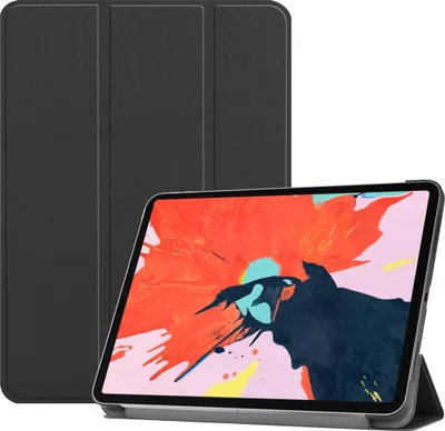 Produktbild von Mobigear Tri-Fold iPad Pro 12.9 Zoll (2018) Hülle Klapphülle - Schwarz
